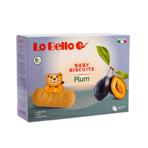Lo Bello Baby Biscuits Plum - Fosfovit