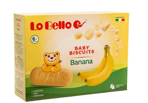 Lo Bello Baby Biscuits Banana - Fosfovit